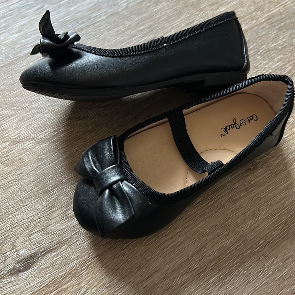 Cat and jack black dress shoes